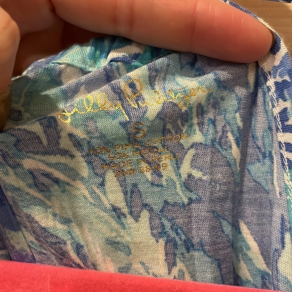Lilly Pulitzer lacy tank, small - Picture 4 of 6